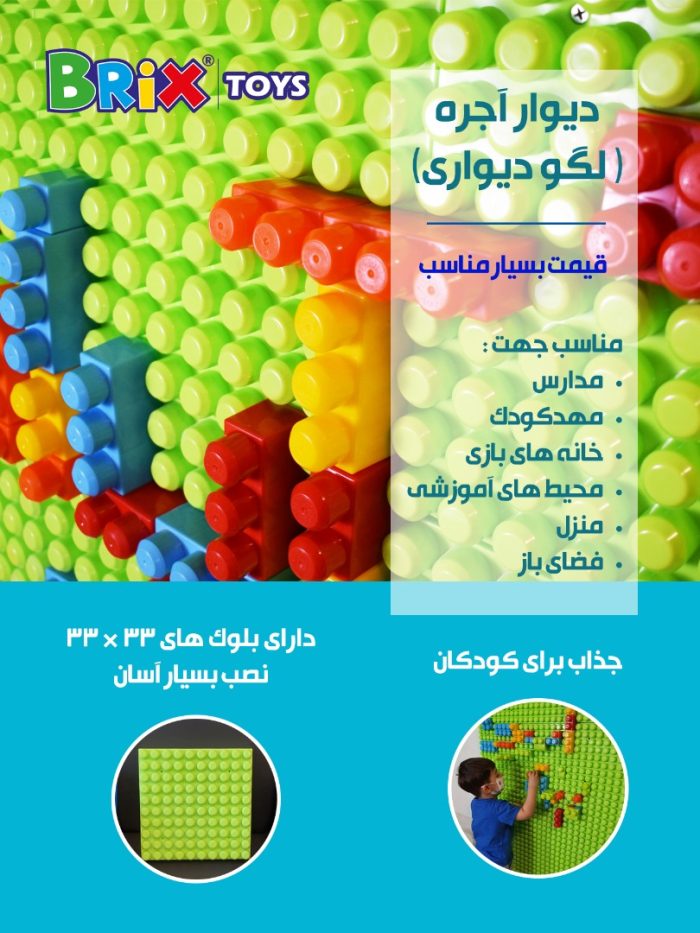 دیوار آجره - دیوار لگو - تصویر 2